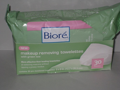 makeup remover towelettes. makeup remover wipes?