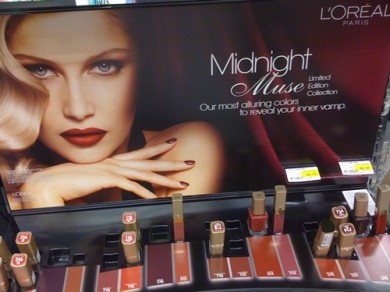 L'Oreal Midnight Muse Lipstick and Nail Polish