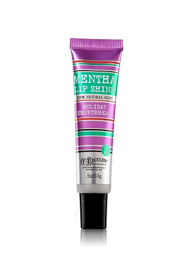 C.O. Bigelow Mentha Lip Shine Holiday Shortbread