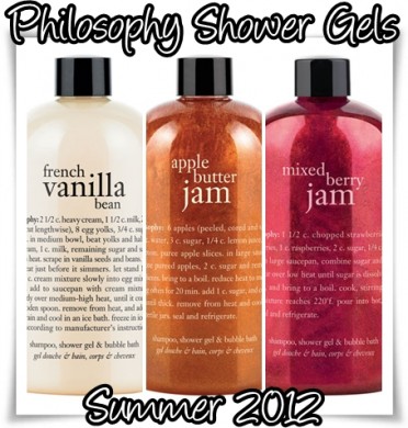 Philosophy Shower Gels Summer 2012
