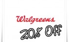 walgreens 20 off