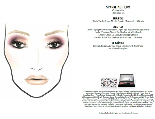 MAC Illustrated Collection by Rebecca Moses Sparkling Plum