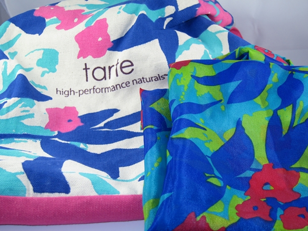 Tarte Golden Days & Sultry Nights Scarf & Tote Bag