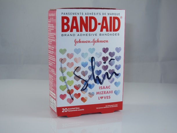 Autographed Box Isaac Mizrahi Band-Aids