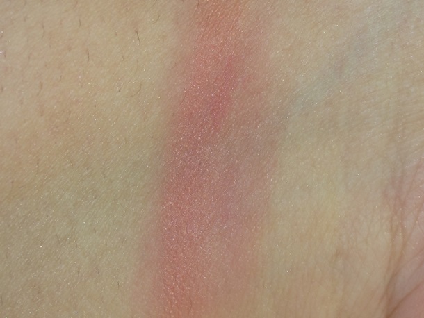 Mally Liquid Face Defender Blush swatches blended