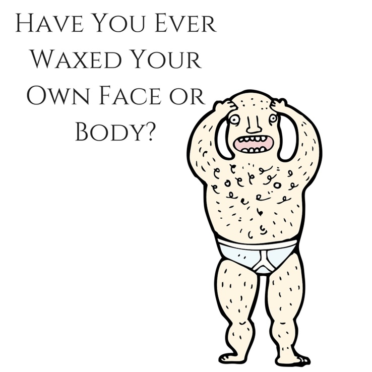waxing your own body